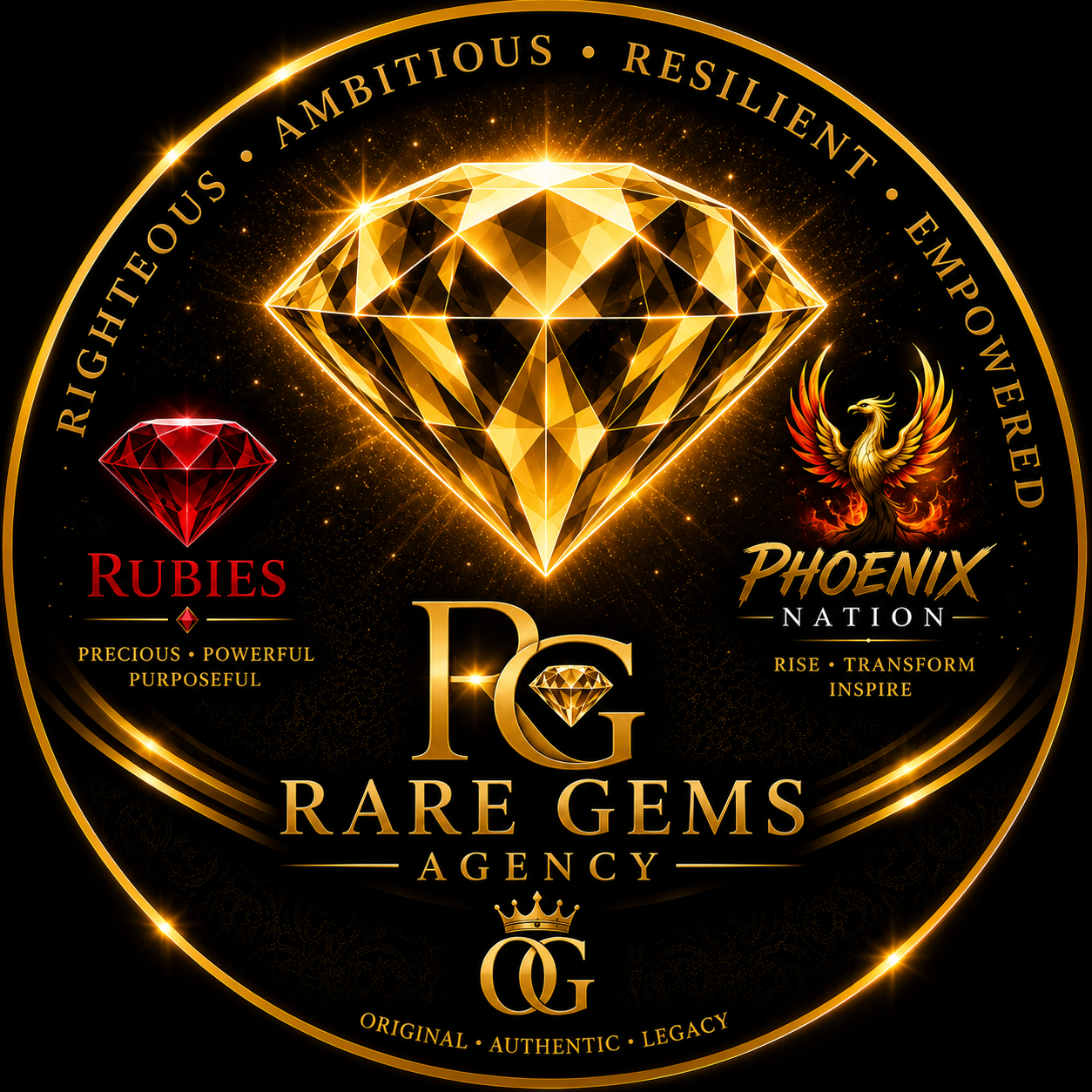 Rare Gems Agency logo